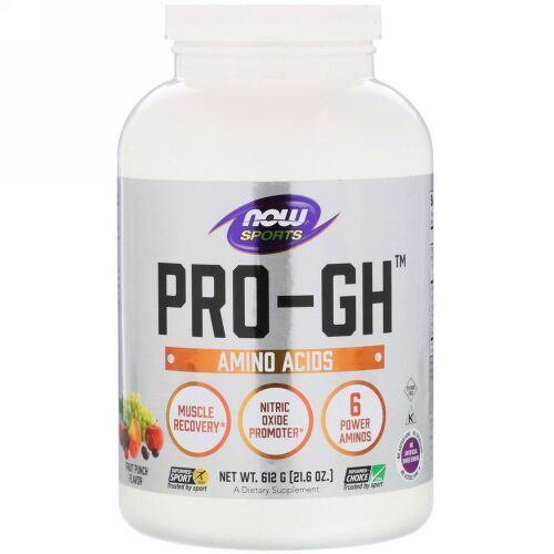 Now Foods, Sports, Pro-GH, Fruit Punch, 21.6 oz (612 g)