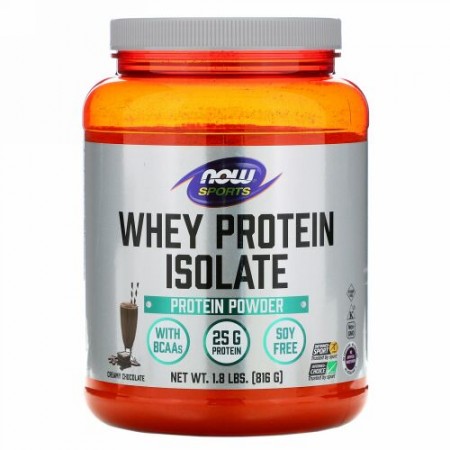 Now Foods, スポーツ、ホエイタンパク質アイソレート、ダッチチョコレート、1.8 lbs (816 g)