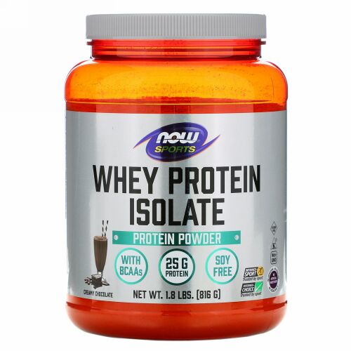 Now Foods, スポーツ、ホエイタンパク質アイソレート、ダッチチョコレート、1.8 lbs (816 g)