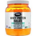 Now Foods, スポーツ、ホエイタンパク質アイソレート、無味、1.2lb(544g)