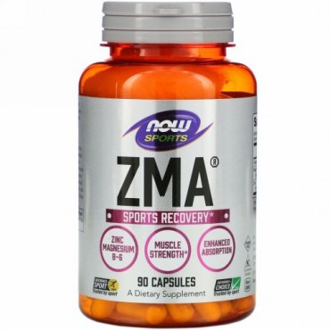 Now Foods, スポーツ、ZMA、スポーツ リカバリー、90粒