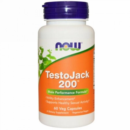 Now Foods, TestoJack200（テストジャック200）、ベジカプセル60粒