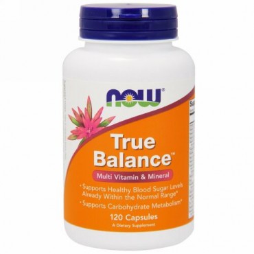 Now Foods, トゥルーバランス、マルチビタミン・ミネラル、120カプセル