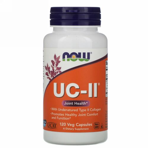 Now Foods, UC-II節々の健康、未調整II型コラーゲン、ベジカプセル120粒