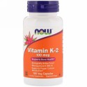 Now Foods, ビタミンK-2、100mcg、植物性カプセル100個