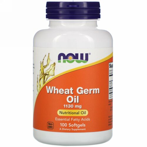 Now Foods, Wheat Germ Oil, 1,130 mg, 100 Softgels