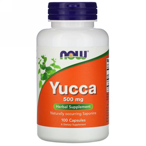 Now Foods, ユッカ（糸蘭）, 500 mg, 100カプセル