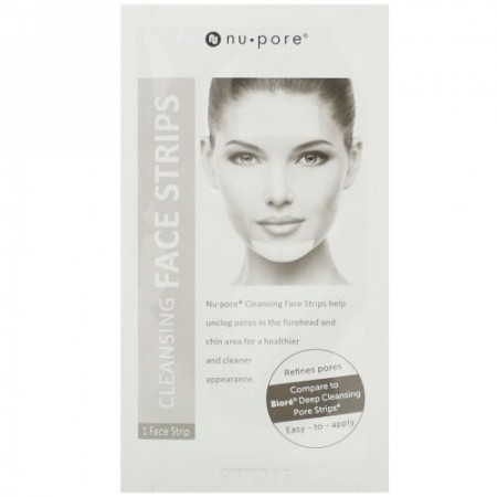 Nu-Pore, フェイスクレンジングストリップ、  3枚 (Discontinued Item)
