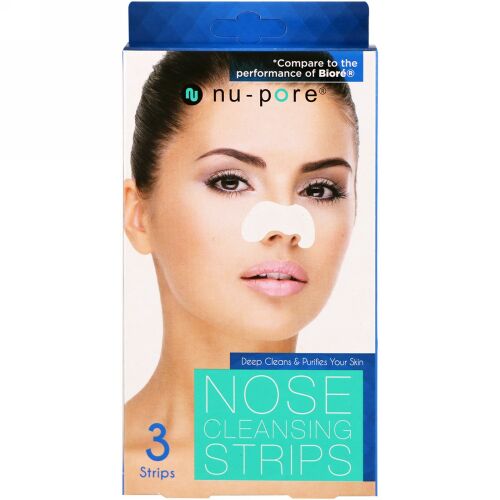 Nu-Pore, ノーズクレンジングストリップ、3枚