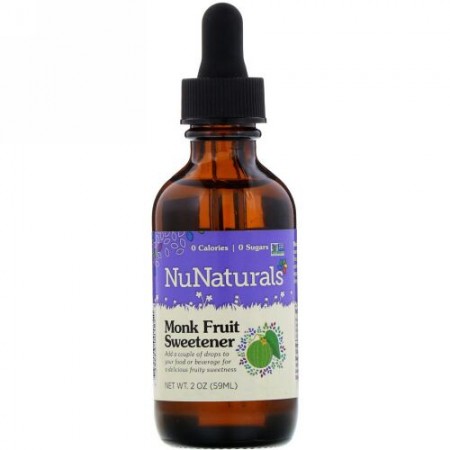 NuNaturals, 羅漢果甘味料、59ml（2オンス）