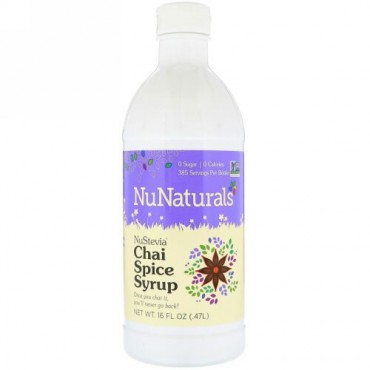 NuNaturals, Chai Spice Syrup, 16 fl oz (.47 l) (Discontinued Item)