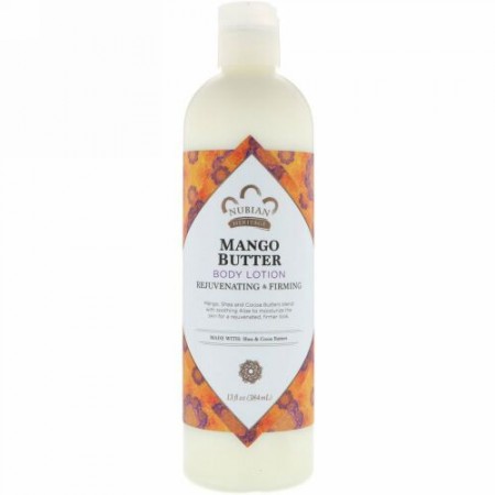 Nubian Heritage, Body Lotion, Mango Butter, 13 fl oz (384 ml)