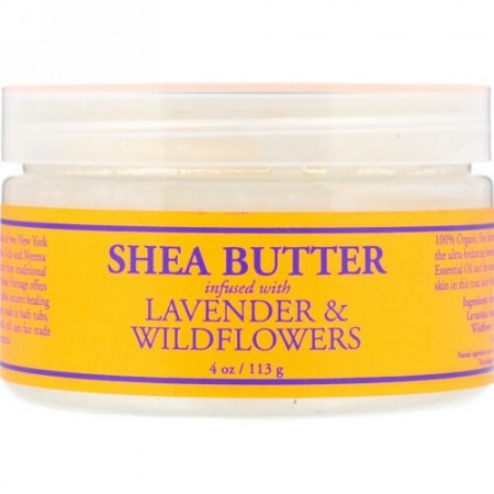 Nubian Heritage, シアバター、ラベンダー & ワイルドフラワー配合、4 oz (114 g) (Discontinued Item)
