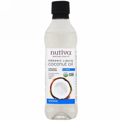 Nutiva, オーガニックココナッツオイル, クラシック, 16液量オンス(473 ml) (Discontinued Item)