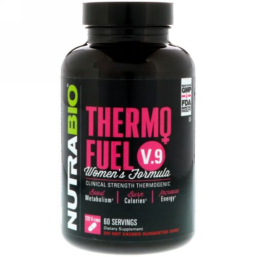 NutraBio Labs, サーモフューフェル V.9 ウィメンズフォーミュラ、ベジタブルカプセル 120錠 (Discontinued Item)