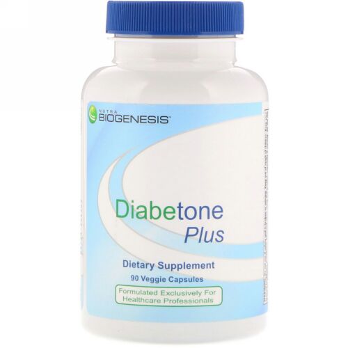 Nutra BioGenesis, Diabetone Plus、植物性カプセル90錠 (Discontinued Item)