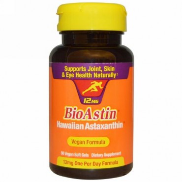 Nutrex Hawaii, BioAstin、12 mg、50ビーガンソフトジェル