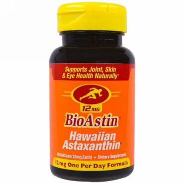 Nutrex Hawaii, BioAstin、12 mg、50ジェルカプセル