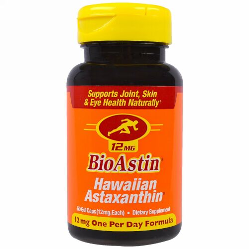 Nutrex Hawaii, BioAstin、12 mg、50ジェルカプセル