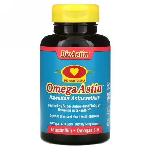 Nutrex Hawaii, OmegaAstin, Hawaiian Astaxanthin, 60 V-Gels