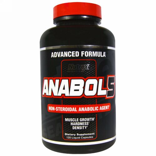 Nutrex Research, アナボル（Anabol）5, 120粒（液体カプセル） (Discontinued Item)