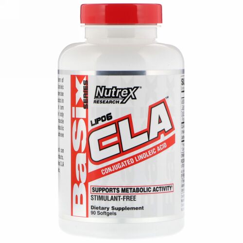 Nutrex Research, リポ6 CLA, ソフトジェル90錠 (Discontinued Item)