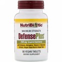 NutriBiotic, ディフェンスプラス、250 mg、グレープフルーツシードエキス (GSE)、植物性タブレット 90粒