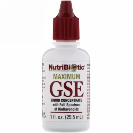 NutriBiotic, マキシマムGSE、濃縮液、29.5ml（1液量オンス）