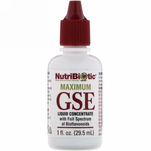 NutriBiotic, マキシマムGSE、濃縮液、29.5ml（1液量オンス）