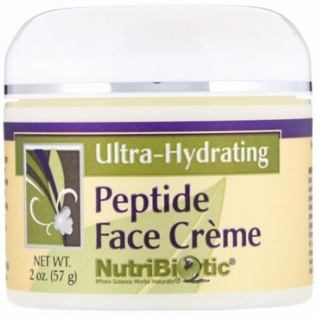 NutriBiotic, ペプチドフェイスクリーム, ウルトラハイドレーション, 2オンス (57 g)