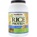 NutriBiotic, ロー、ライスプロテイン、プレーン、1.36kg（3lbs）