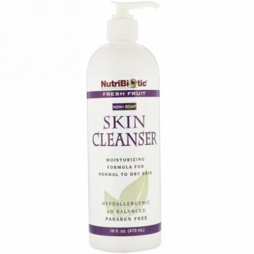 NutriBiotic, スキンクレンザー、ノンソープ、フレッシュフルーツ、473ml（16fl oz）