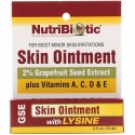 NutriBiotic, 皮膚軟膏、リジン配合グレープフルーツ種子エキス2%、0.5液量オンス(15 ml)
