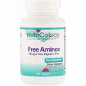 Nutricology, フリーアミノ、植物性カプセル100粒