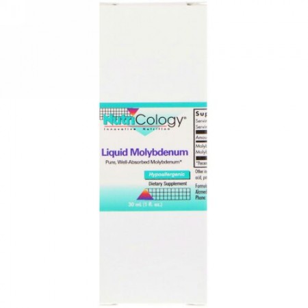 Nutricology, リキッド モリブデン, 1 fl oz (30 ml)