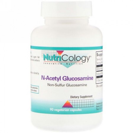 Nutricology, N-アセチルグルコサミン、ベジタリアンカプセル90個