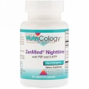 Nutricology, ゼンマインド・ナイトタイム、P5Pと5-HTPを配合、植物性カプセル60錠
