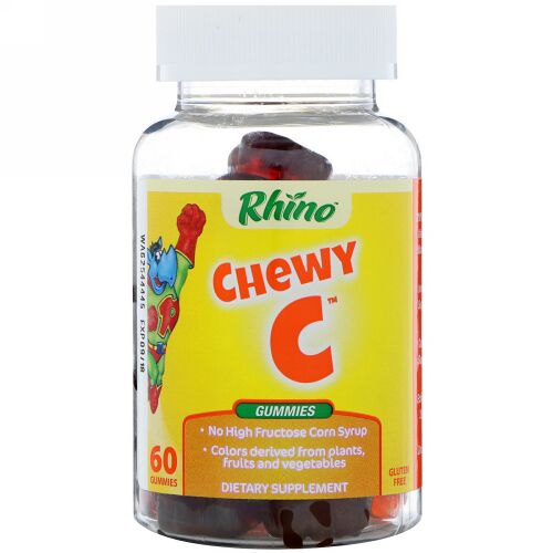 Nutrition Now, ライノ、チュウイーC、グミ 60個