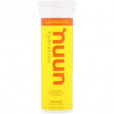 Nuun, アクティブ錠剤、オレンジ、10錠、1.9 oz (54 g) (Discontinued Item)