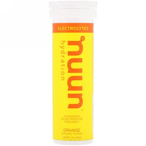 Nuun, アクティブ錠剤、オレンジ、10錠、1.9 oz (54 g) (Discontinued Item)