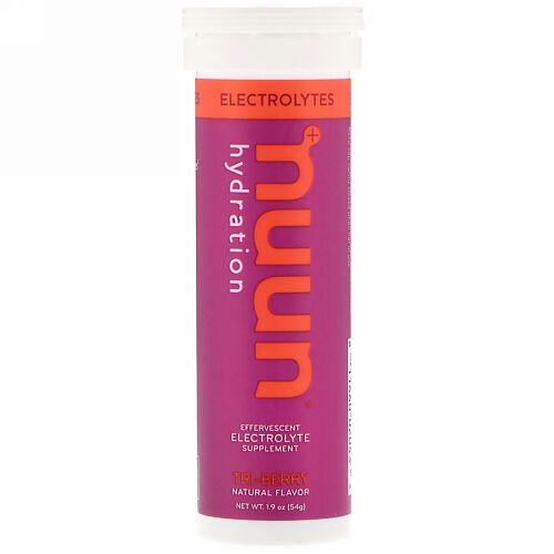 Nuun, Active、天然電解質サプリメント、Tri-Berry、10 錠 (Discontinued Item)