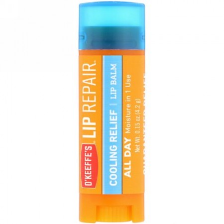 O'Keeffe's, Lip Repair, Cooling Relief, Lip Balm, 0.15 oz (4.2 g) (Discontinued Item)