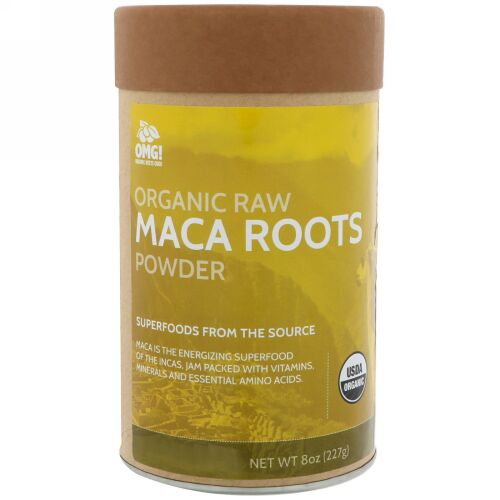 OMG! Organic Meets Good, オーガニック・ロー、マカの根パウダー、8 oz (227 g) (Discontinued Item)