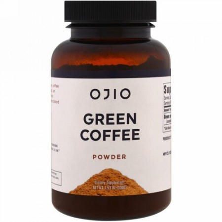 Ojio, グリーンコーヒーパウダー、3.53 oz (100 g) (Discontinued Item)