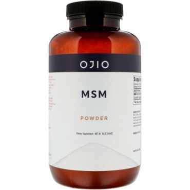 Ojio, MSM パウダー、16オンス (454 g)