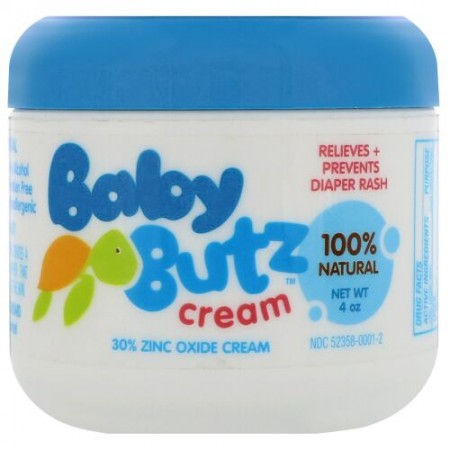 Olen Cosmetics, ベビーバッツクリーム、100％ナチュラル、4 oz (Discontinued Item)