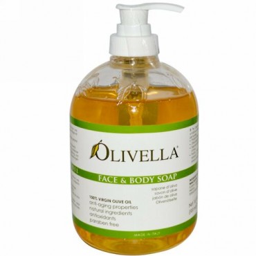 Olivella, フェイス アンド ボディー ソープ、16.9 fl oz (500 ml) (Discontinued Item)