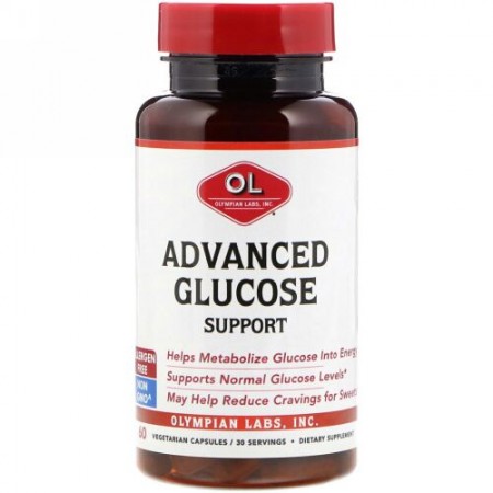 Olympian Labs, Advanced Glucose Support, 60 Vegetarian Capsules (Discontinued Item)