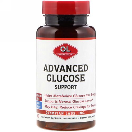 Olympian Labs, Advanced Glucose Support, 60 Vegetarian Capsules (Discontinued Item)