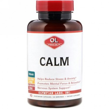 Olympian Labs, Calm, 90 Vegetarian Capsules (Discontinued Item)
